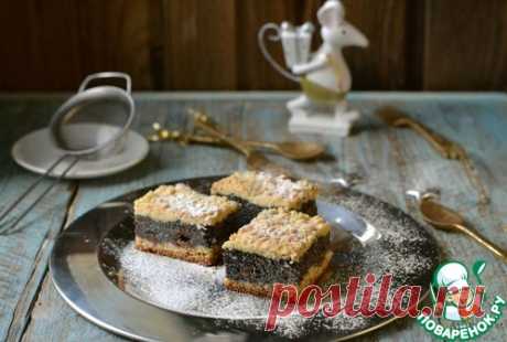 Маковый пирог с изюмом – кулинарный рецепт