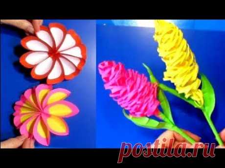 🎁Необыкновенные Подарки Маме Учителю своими руками День рождения,8марта💐Цветы с Бумаги Поделки