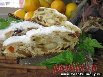 Миндальный Рождественский Штоллен - Выпечка,тортики и прочее - Кулинарные рецепты ! - ФотоКулинария