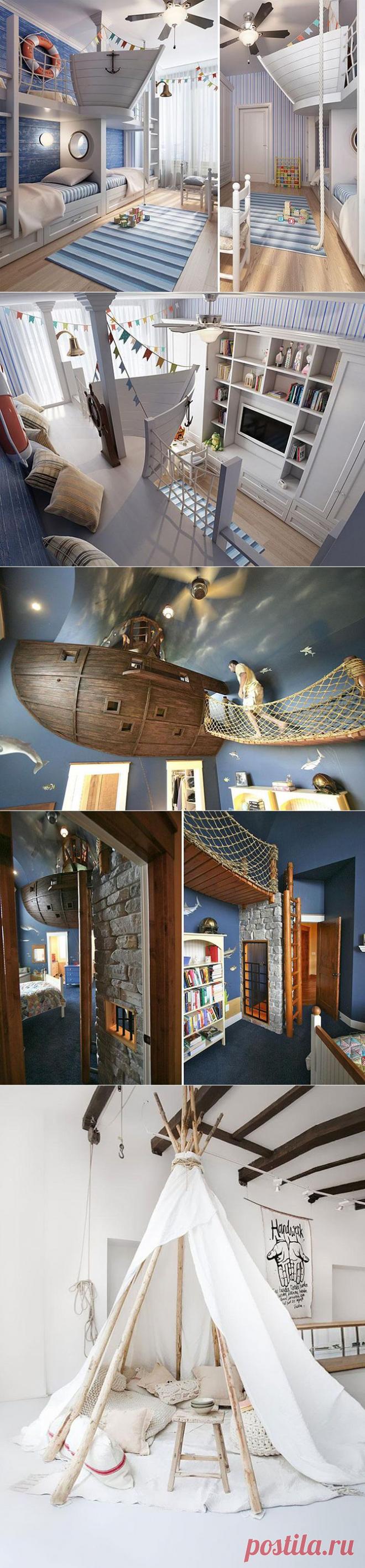 Крутой дизайн детских комнат | Это интересно!