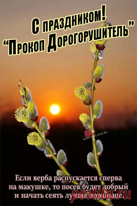 Прокоп Дорогорушитель! Приходит весна, наступают тёплые деньки!