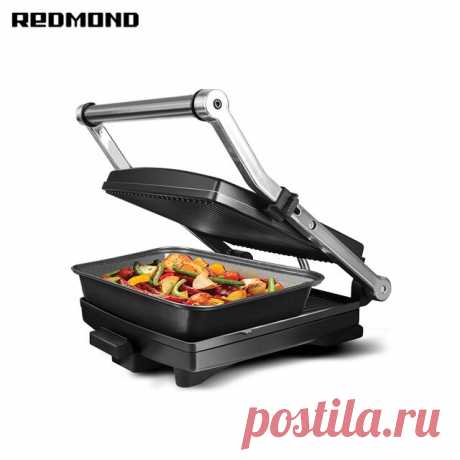 Гриль-духовка REDMOND Steak&Bake RGM-M803P С данным товаром уже совершено: 2643 заказа(ов); 
    
    Характеристики товара
    
        

                        Неприлипающий материал:
                        Тефлон...