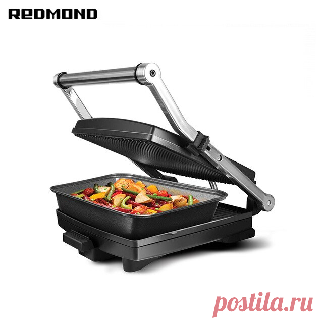 Гриль-духовка REDMOND Steak&Bake RGM-M803P С данным товаром уже совершено: 2643 заказа(ов); 
    
    Характеристики товара
    
        

                        Неприлипающий материал:
                        Тефлон...