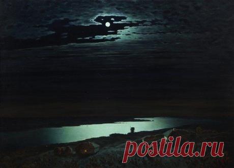 Архип Иванович Куинджи (1841-1910). Лунная н / Удивительное искусство