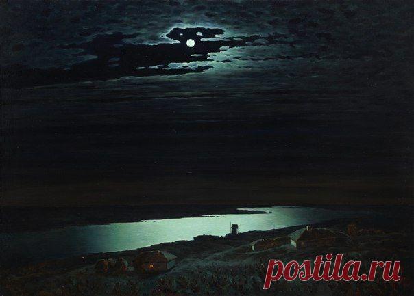 Архип Иванович Куинджи (1841-1910). Лунная н / Удивительное искусство