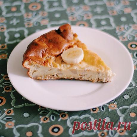 Запеканка из творога и бананов