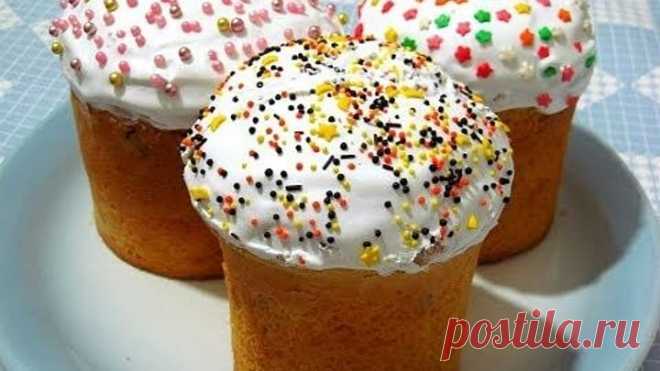 Вкусно - Пасхальные КУЛИЧИ Рецепт Пасхального КУЛИЧА и Глазури