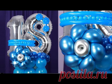 BOUQUET DE GLOBOS - como hacer un bouquet de globos - bouquet de globos cumpleaños - Gustavo gg