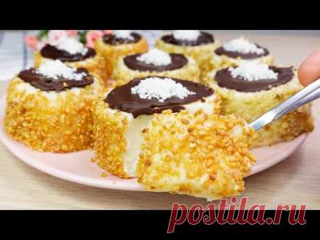 БЕЗ выпечки! БЕЗ Желатина и Яиц! Очень нежный и вкусный десерт! # 135