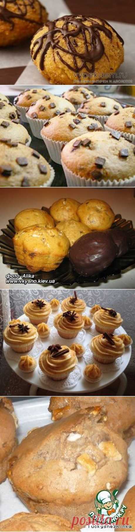 Кексы с зефиром - простой рецепт для сладкоежек