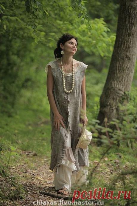 авторское платье &quot;Прованс&quot;- - эко платье,красивое платье,бежевый,кофейный