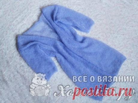 Кардиган из мохера спицами с описанием