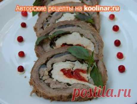 Мясной рулет Трио. Рецепт c фото, мы подскажем, как приготовить!