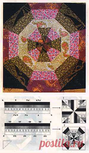 Озорные лоскутки - сайт о Kroykirе и лоскутному шитью - Узоры с использованием полосок