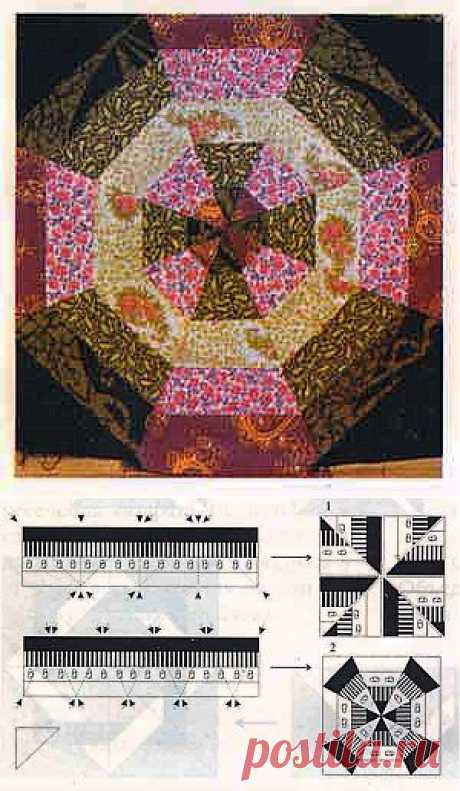 Озорные лоскутки - сайт о Kroykirе и лоскутному шитью - Узоры с использованием полосок