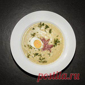 Польский белый борщ, пошаговый рецепт с фотографиями – супы
