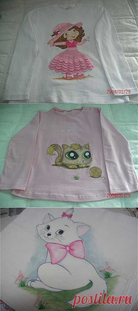 Рисунки для детской одежды | Домашний hand-made