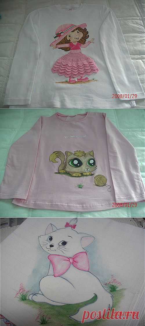 Рисунки для детской одежды | Домашний hand-made