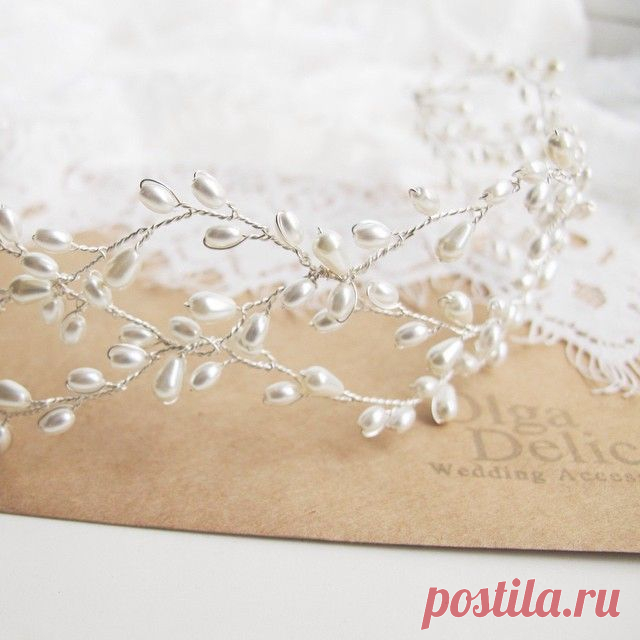 Веночек #olgadelice невесты Инны, который уже совсем скоро дополнит ее образ и, надеюсь, будет отличными компаньоном платью от @bluebells_dress