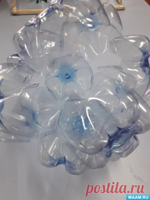 Мастер-класс «Новогодний шар» из пластиковых бутылок. Воспитателям детских садов, школьным учителям и педагогам - Маам.ру