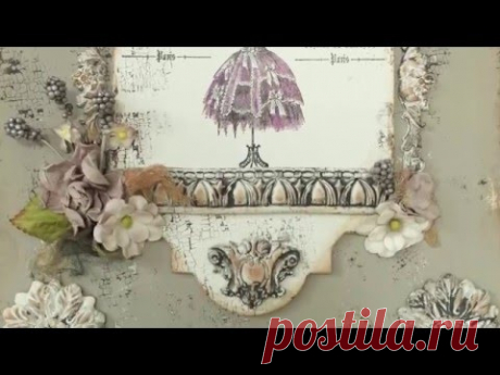LaBlanche Shabby Effekt mit Stempeln