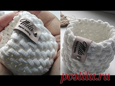 Чудо - узор крючком № 26// Вязание для интерьера // Мастер - класс . - YouTube