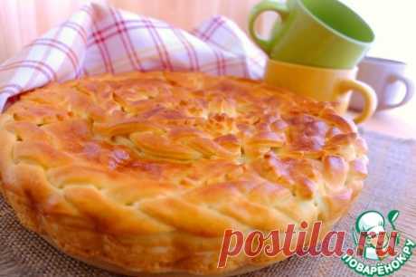 Пирог с молодой капустой и сметаной - кулинарный рецепт