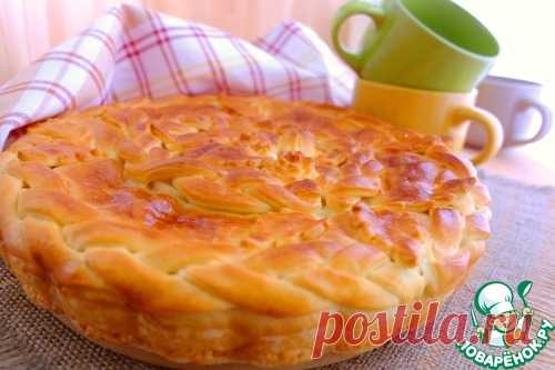 Пирог с молодой капустой и сметаной - кулинарный рецепт