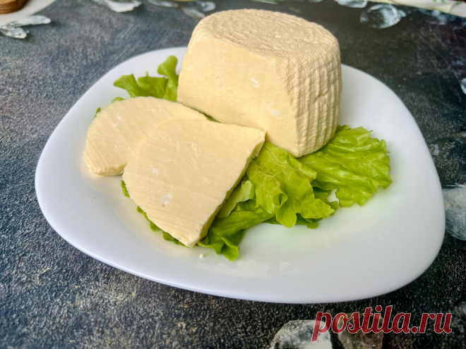 Простой в приготовлении, но очень вкусный домашний сыр. Посчитала КБЖУ | ХУДЕЕМ ВКУСНО! | Яндекс Дзен