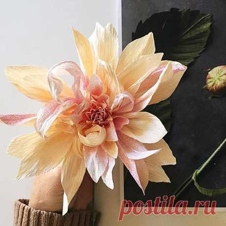 Working on a new Cafe Au Lait. 
#paperflowers
