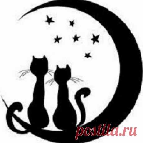 Трафарет кошки, кота. Шаблоны | Кругозор