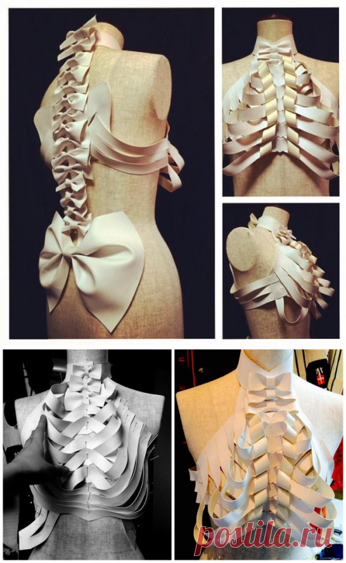DIY HALLOWEEN by truebluemeandyou • Inspiration: Rib and Spine Art Costume This...