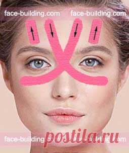 Тейпирование глаз от морщин и отеков под глазами