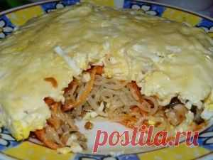 Салат с фунчозой и курицей | Рецепты из курицы