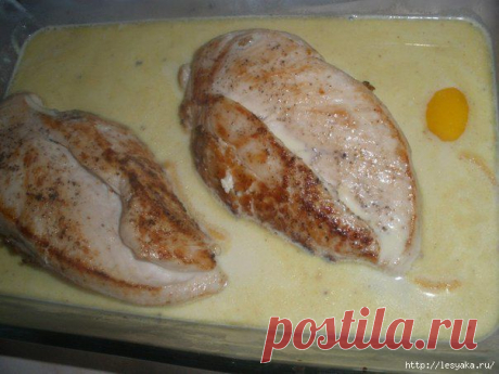 Запеченное в молоке филе курицы (от Джейми Оливера).