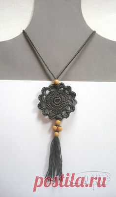 ВЯЗАННЫЙ КУЛОН