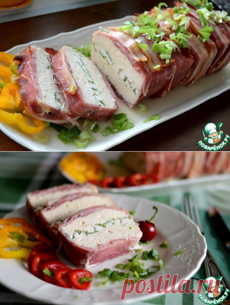 Куриная перинка - очень красивая подача, необычно и однозначно вкусно!