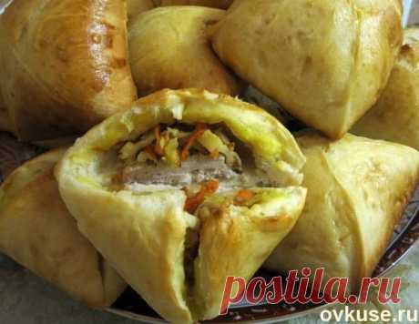 Конвертики с капустой и куриными грудками - Простые рецепты Овкусе.ру
