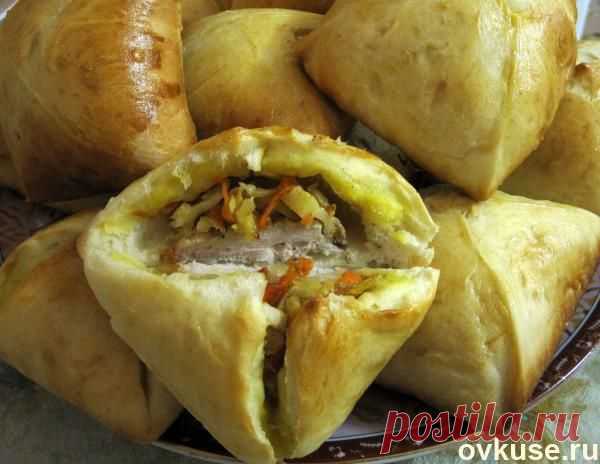 Конвертики с капустой и куриными грудками - Простые рецепты Овкусе.ру