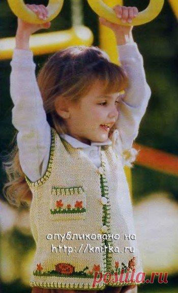 Жилетка для девочки спицами: модели для вязания (схемы)