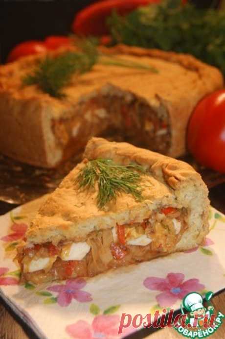 Ароматный пирог с капустой
