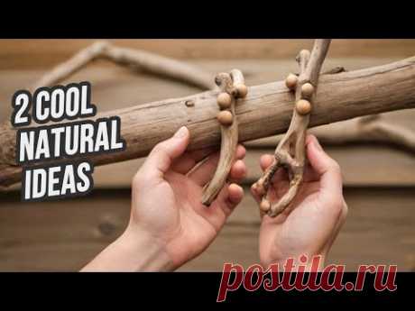 I took an aged dry branch and did something incredible with it! Natural décor, interior décor
