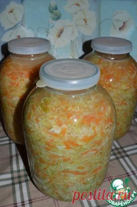 Квашеная капуста - кулинарный рецепт