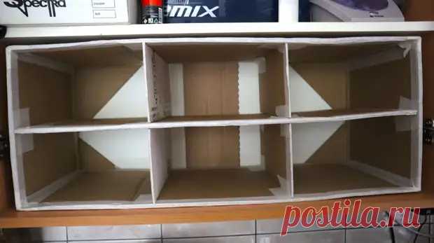 Как я организовала свои шкафы при помощи картона. Теперь я точно знаю, где что лежит - Сам себе мастер - Медиаплатформа МирТесен