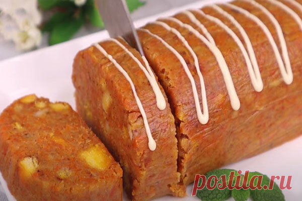 Сладкая морковная колбаска без выпечки. Божественный десерт - КУХНИ МИРА 
 Новый десерт без выпечки вкусный, как торт. Это не классическая сладкая колбаска. Это сладкая морковная колбаска. Но морковь в ней совсем не чувствуется и никто не догадается, из чего она приготовлена. Готовится десерт очень просто, а получается намного полезнее, чем обычный Ингредиенты: Масло сливочное размягченное — 150 граммов Морковь — 500 граммов Апельсин — […]
