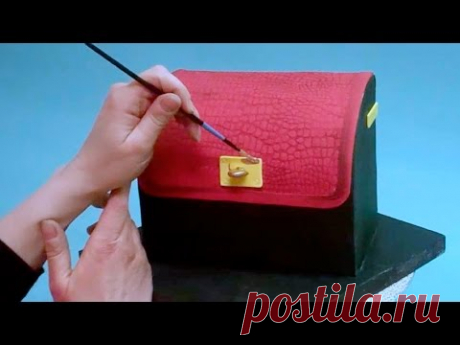 Evil Cake Genius - Crocodile Skin Purse Cake