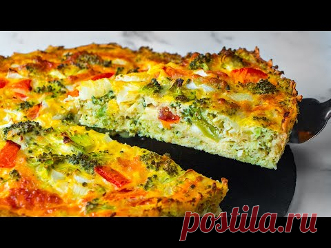 Без мяса и муки! Особенный тарт с брокколи и сыром| Appetitno.TV