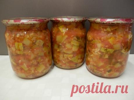 "Юрча" - Салат из кабачков на зиму - Простые рецепты Овкусе.ру