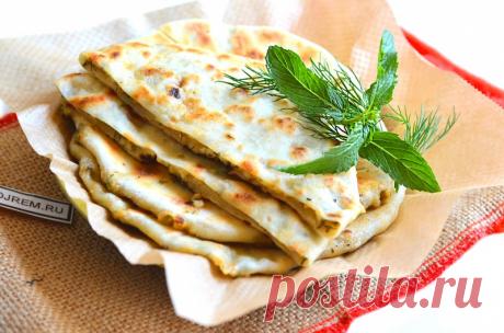 Лепёшки с творогом - рецепт с фото