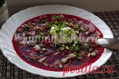 Холодный борщ (свекольник)